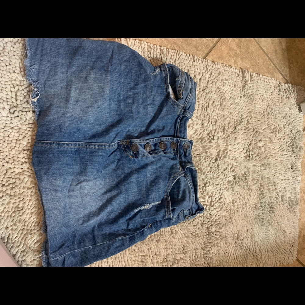 jean skirt